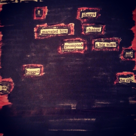 Blackout Poetry #1